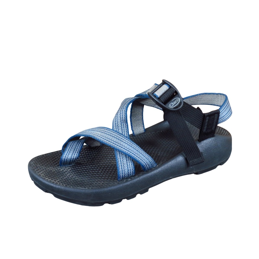 Chaco Z/2 Mens Sport Sandal Size 8 Hiking Water Shoe Blue Vibram Sole Polyester